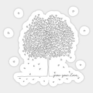 Love Tree Sticker